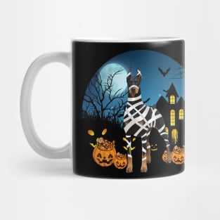 Happy Halloween Doberman Pinscher Dogs Halloween Gift Mug